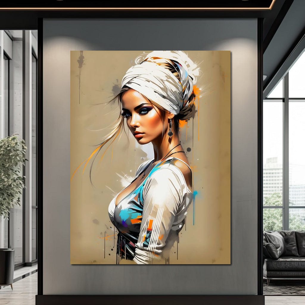 Female Portrait 256 Canvas Wall Art