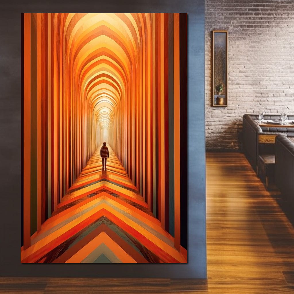 Technicolor Dream Fusion Canvas Wall Art