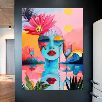 Oasis of Imagination Canvas Wall Art