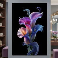 Floral Spirits of the Night Canvas Wall Art