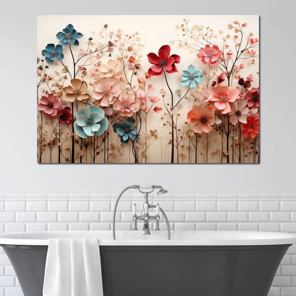 Spring Flowers Canvas Wall Art