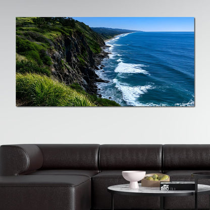 Surreal Coast Waters Canvas Wall Art