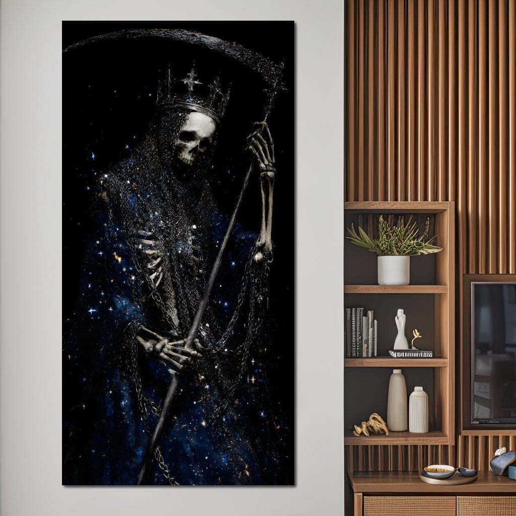Celestial Reaper Star King Canvas Wall Art