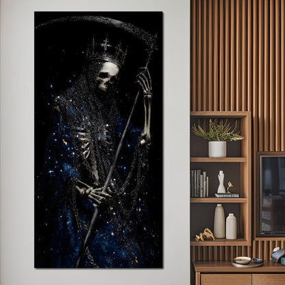 Celestial Reaper Star King Canvas Wall Art