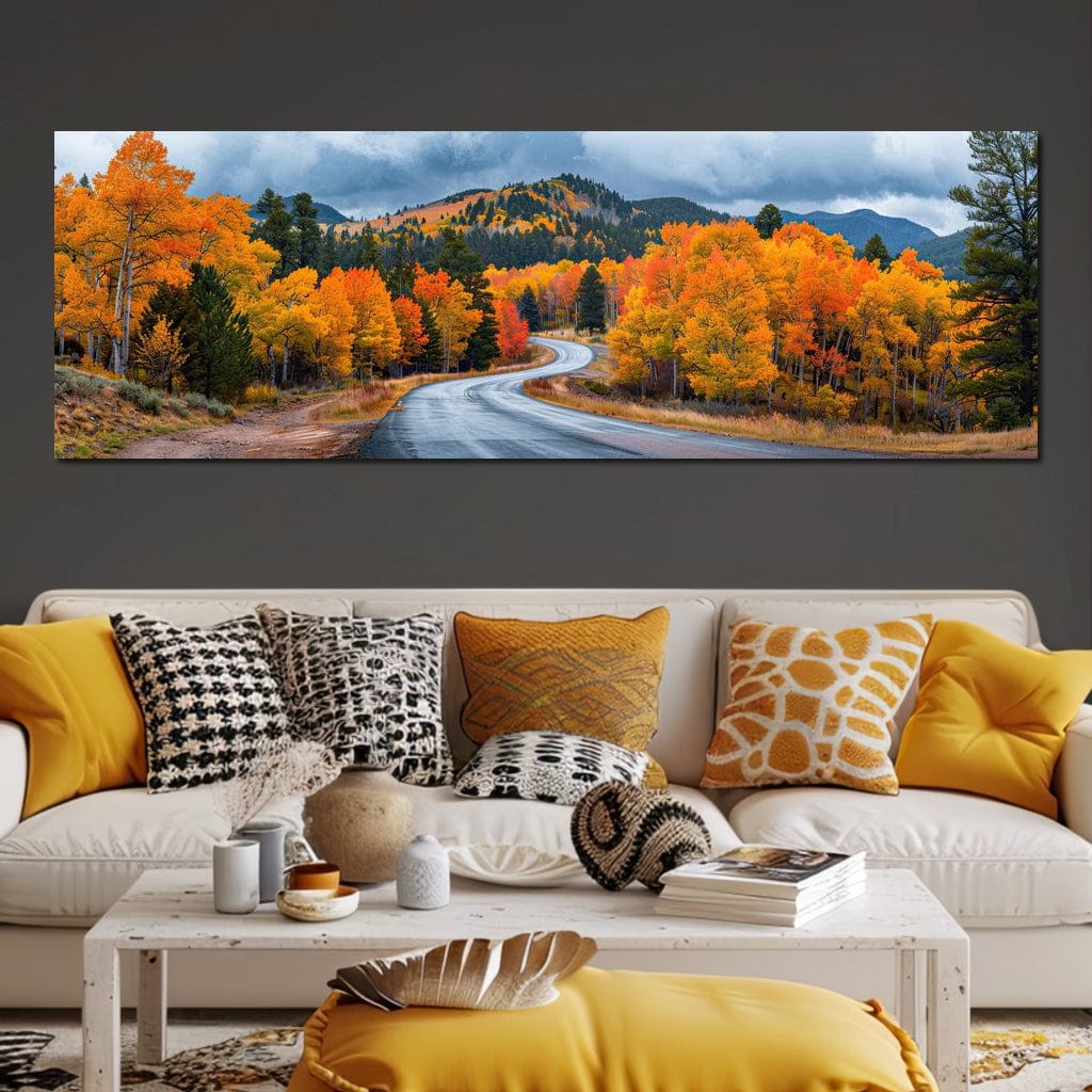 Autumn Serenade Journey Canvas Wall Art