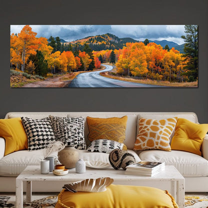 Autumn Serenade Journey Canvas Wall Art