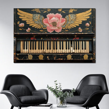 Floral Music Collection 11 Canvas Wall Art