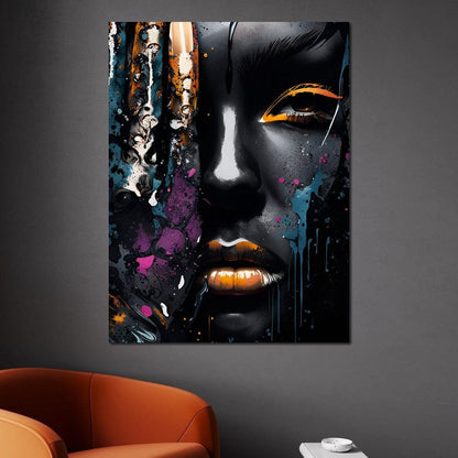 Female Portrait 128 Canvas Wall Art