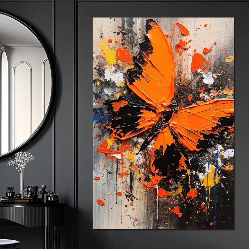 Radiant Lepidoptera Canvas Wall Art