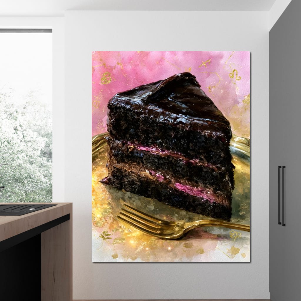 Decadent Slice Of Midnight Canvas Wall Art