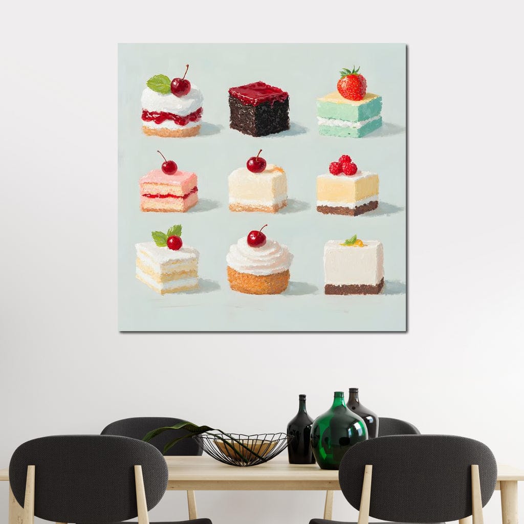 Sweet Slice Delight Tableau Canvas Wall Art