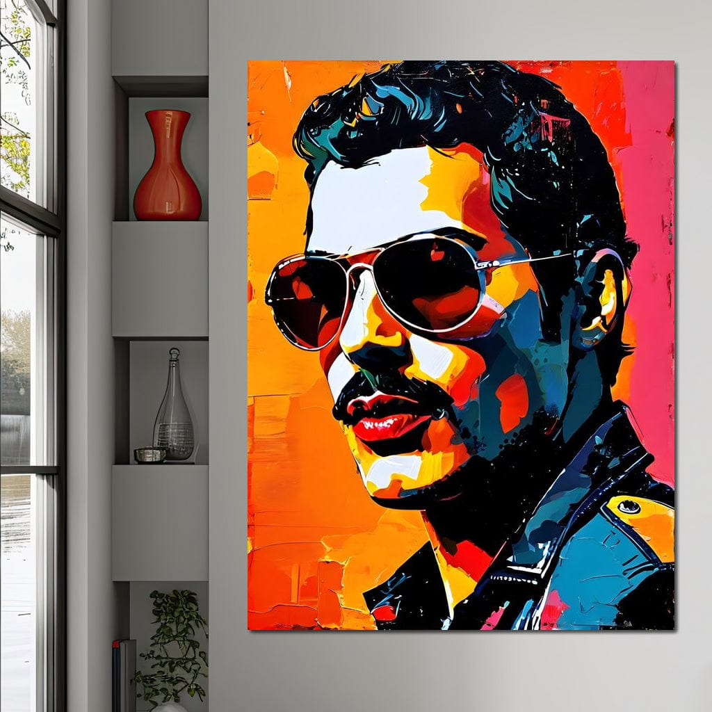 Freddie Mercury Canvas Wall Art