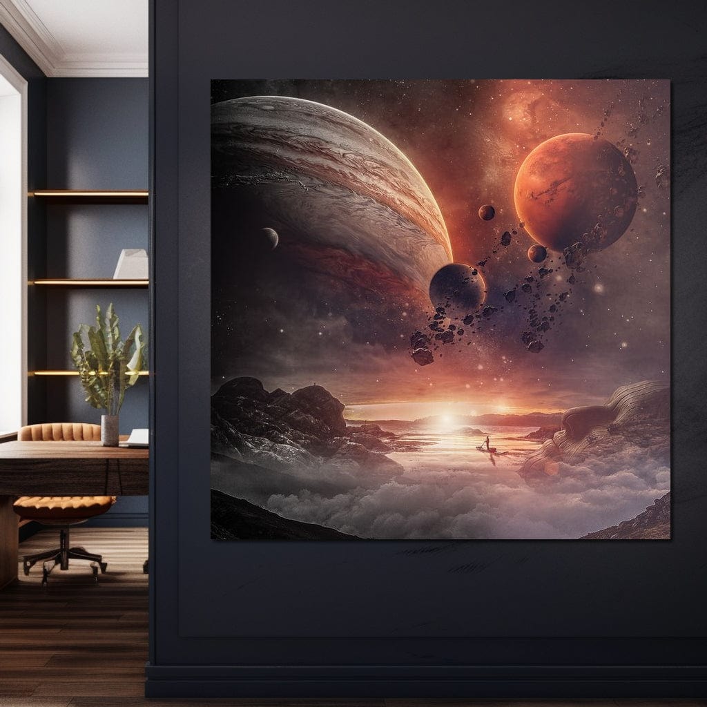 Surreal Space Canvas Wall Art
