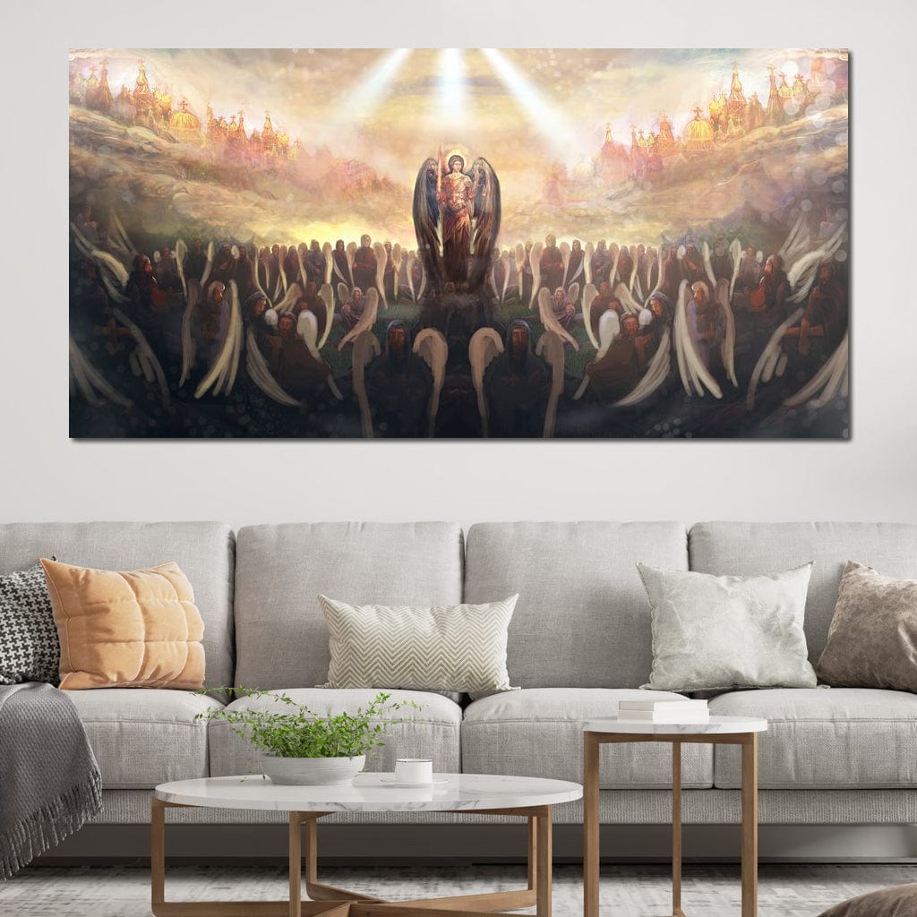 Saint Archangel Michael Canvas Wall Art