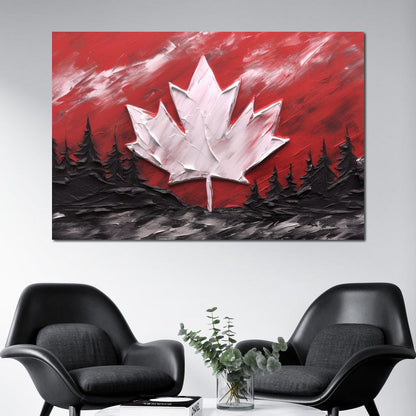 Canadian Landscape Canvas Wall Art