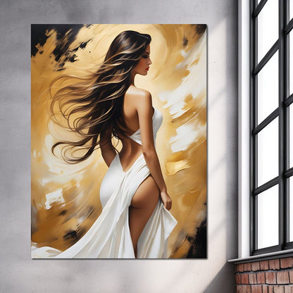 Female Portrait 202 Canvas Wall Art