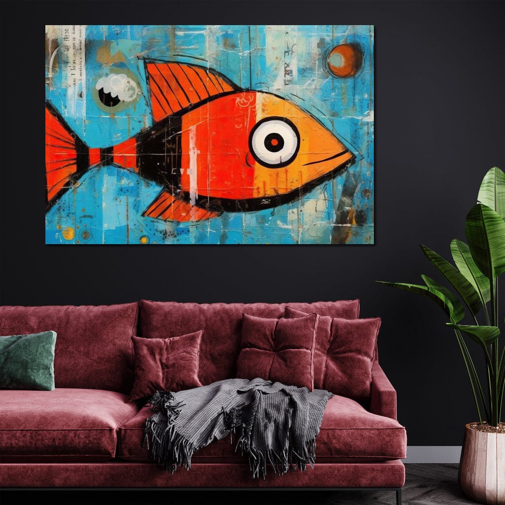 Red Fish Canvas Wall Art