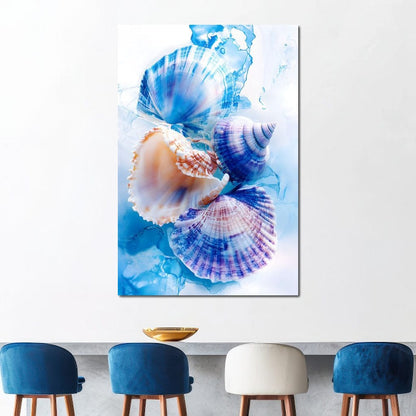 Oceanic Seashells Dreamscape Canvas Wall Art