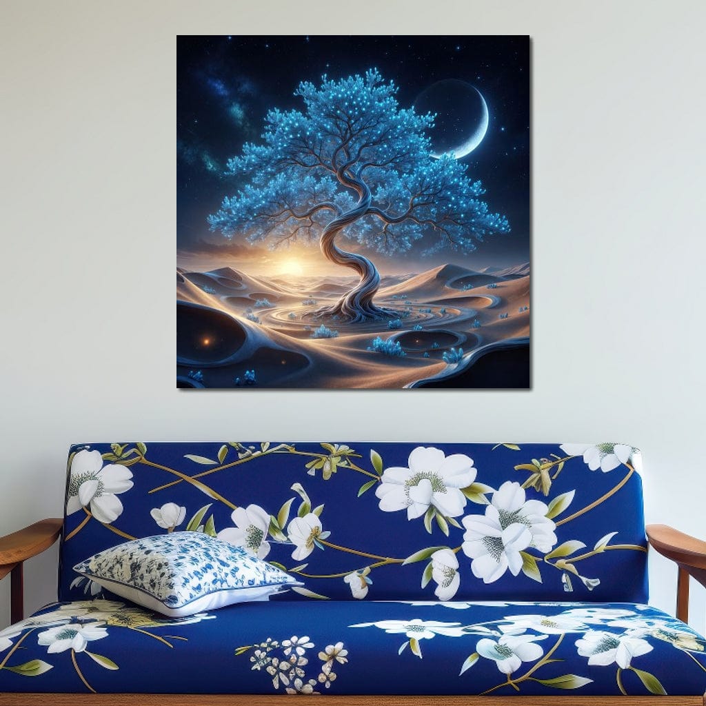 The Celestial Tree Canvas Wall Art