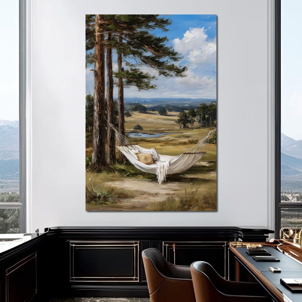 Pine Hammock Country Escape Canvas Wall Art