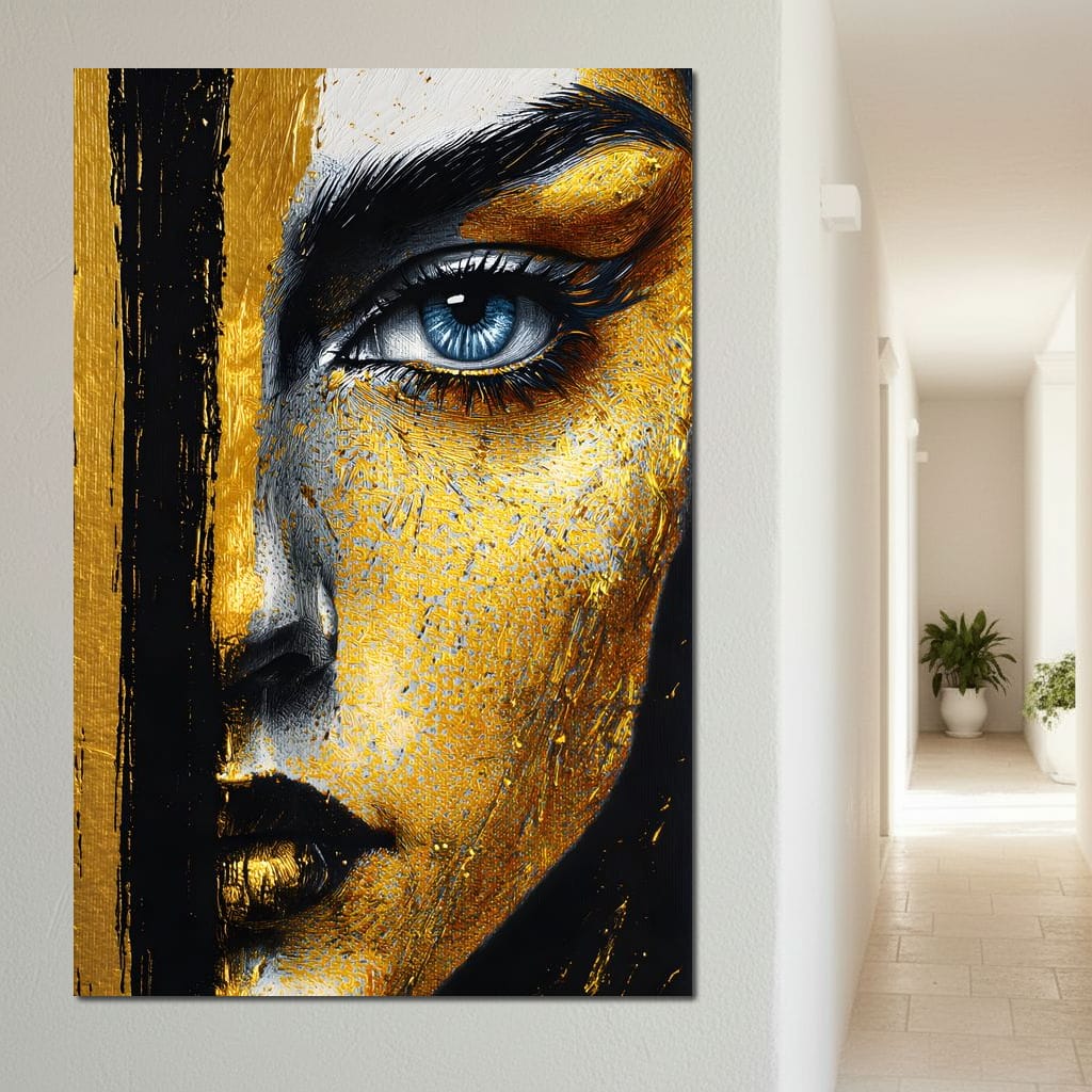 Gilded Truth Of The Soul Canvas Wall Art