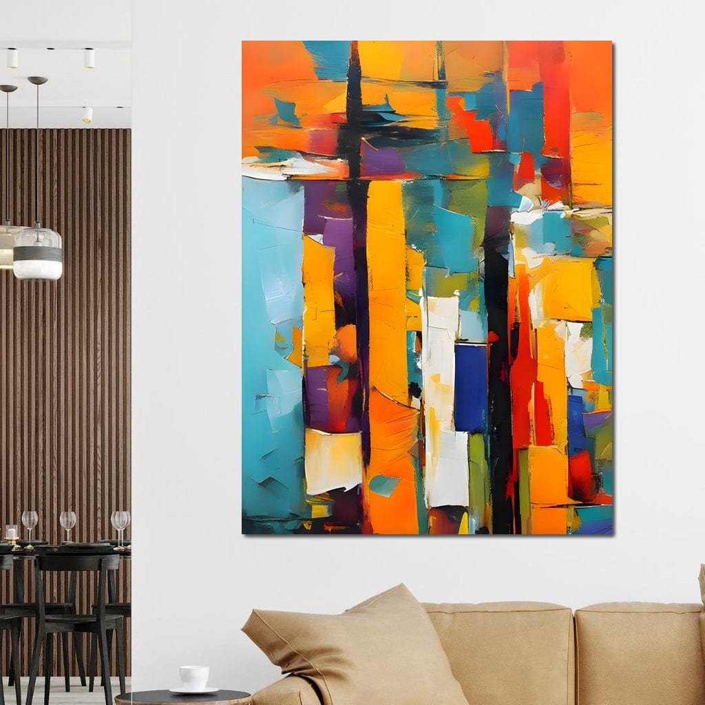 Colorful Modern Art 008 Canvas Wall Art