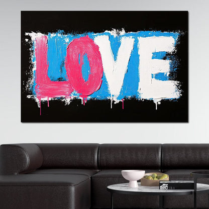 Bold Strokes of Passion Canvas Wall Art