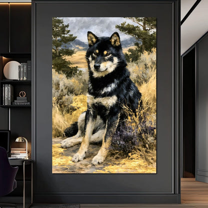 Lone Sentinel of the High Plains Canvas Wall Art