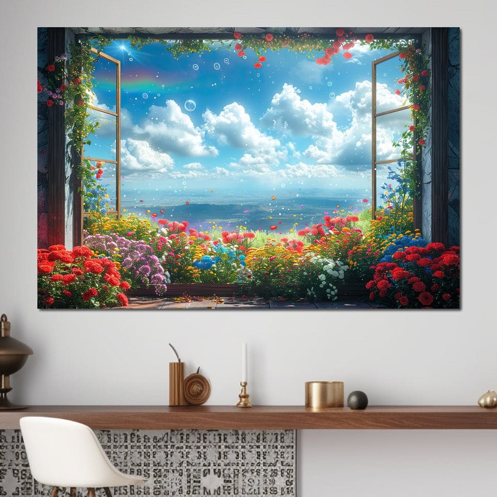 Blossom Breeze Panorama Canvas Wall Art