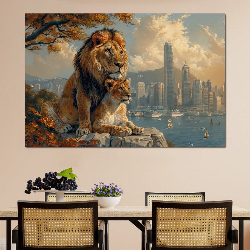 Urban Jungle Sovereigns Canvas Wall Art