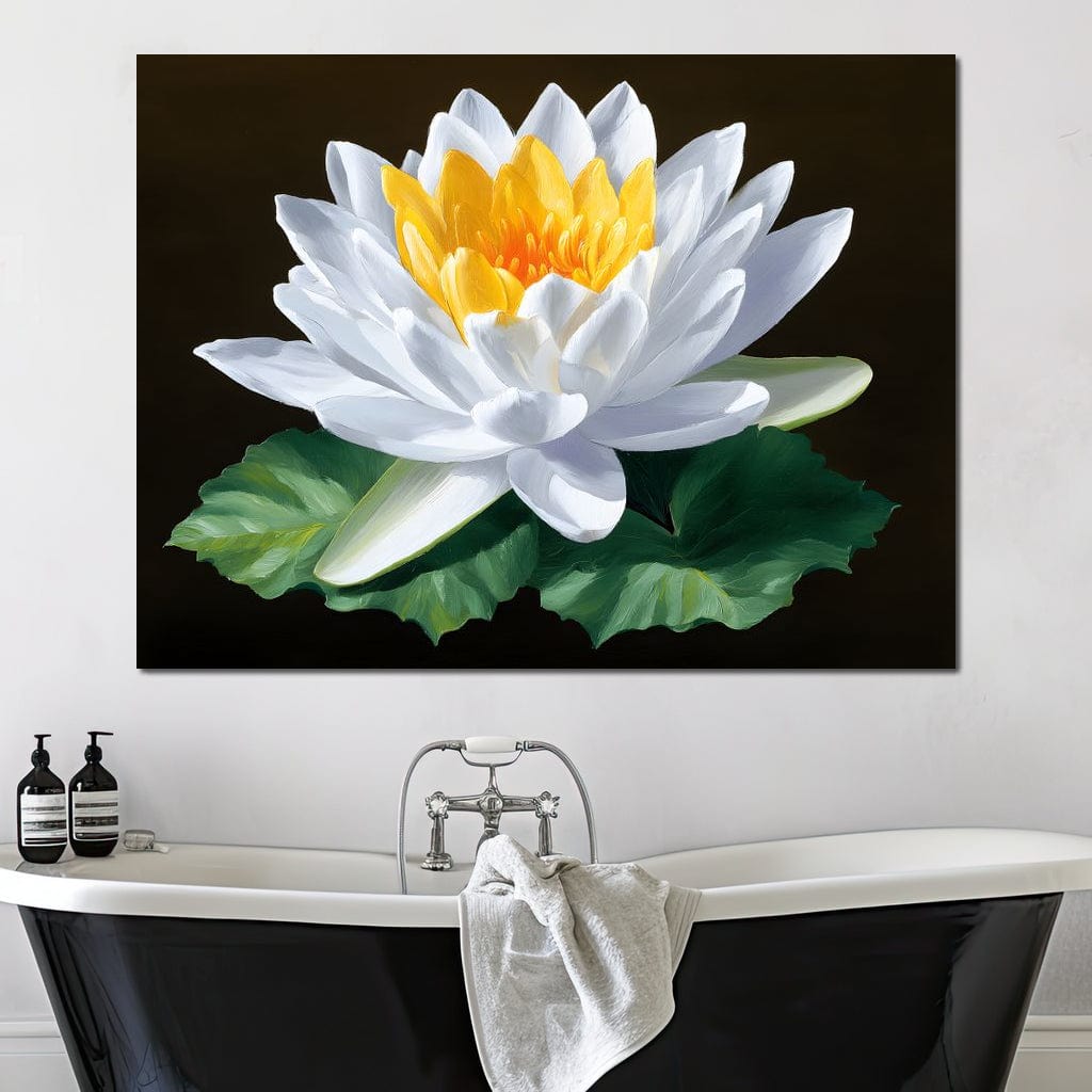 Radiant Petals Blossom Canvas Wall Art
