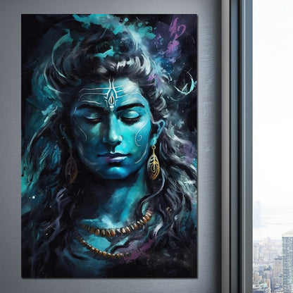 Lord Shiva Bholanatha Canvas Wall Art