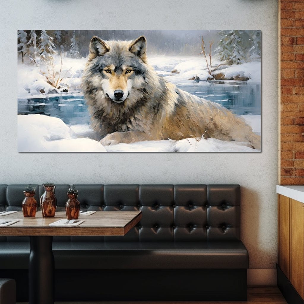 Winters Majestic Guardian Canvas Wall Art