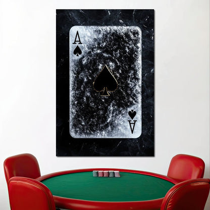Ace of Shadows Canvas Wall Art