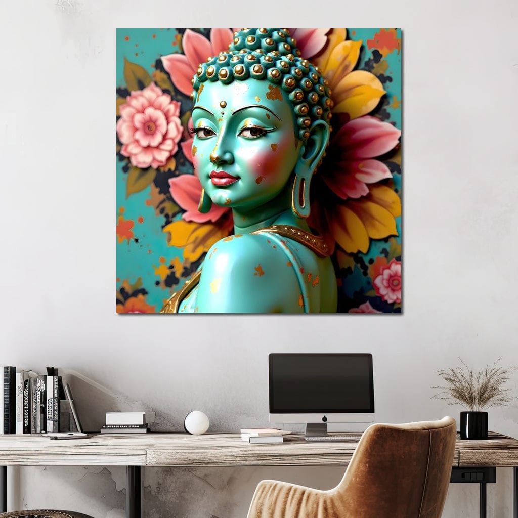 Radiant Petals Tranquility Canvas Wall Art