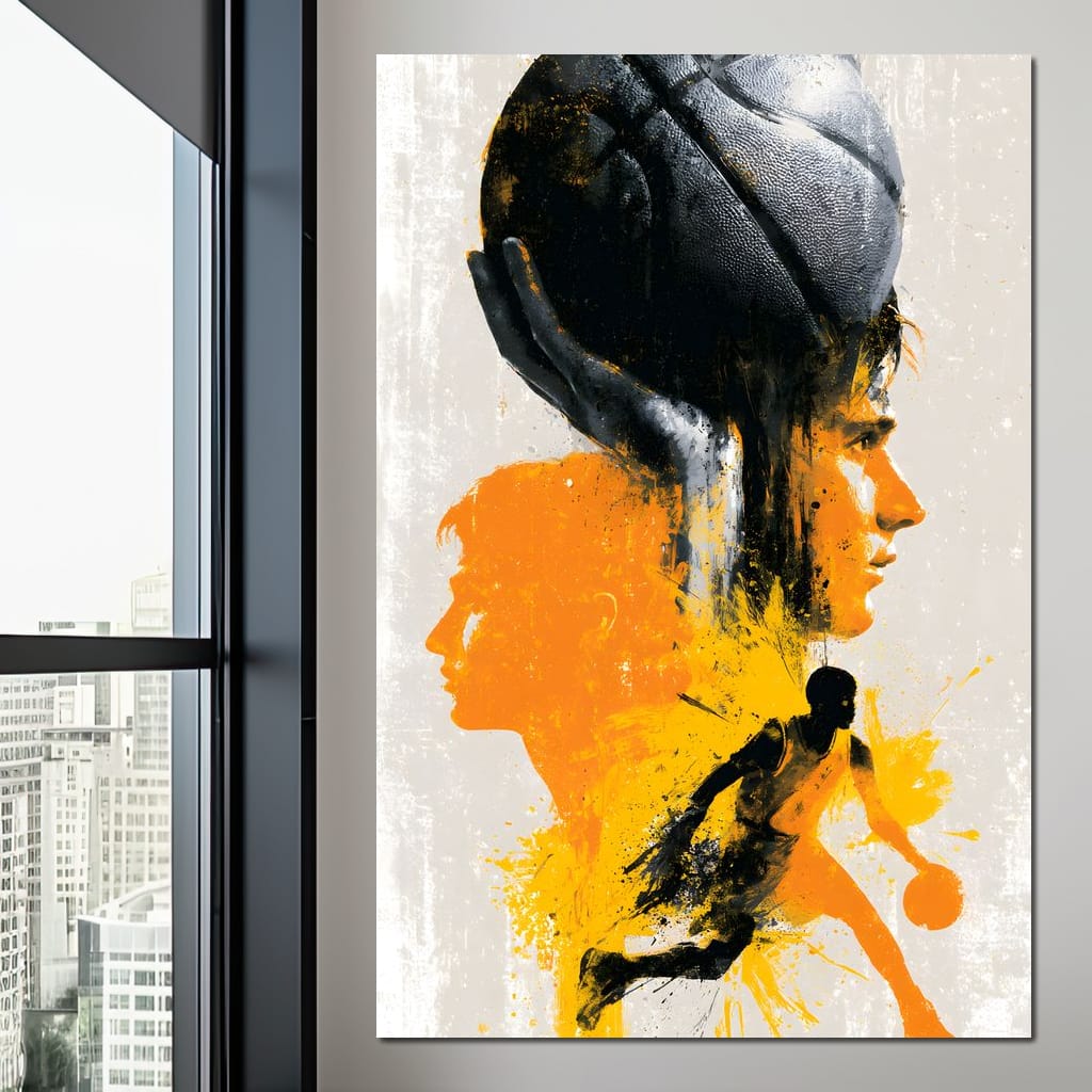 Rise of the Golden Court Hero Canvas Wall Art