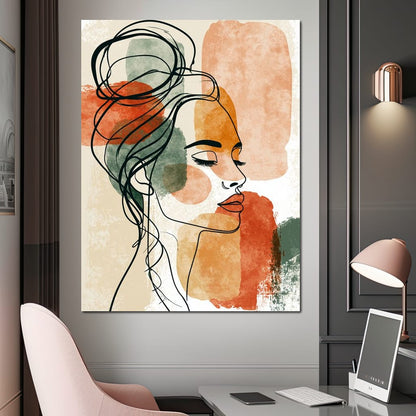 Contours of a Quiet Afternoon Canvas Wall Art