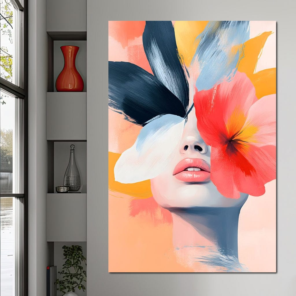 Petals of Enchantment Canvas Wall Art