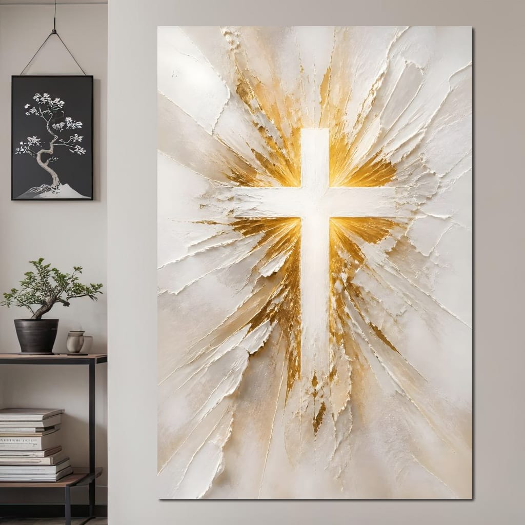 Radiant Light Beyond Death Canvas Wall Art