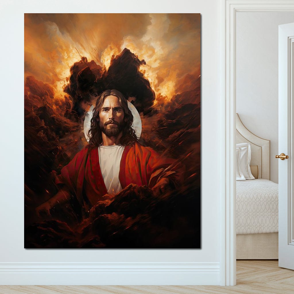 Jesus the Savior Canvas Wall Art