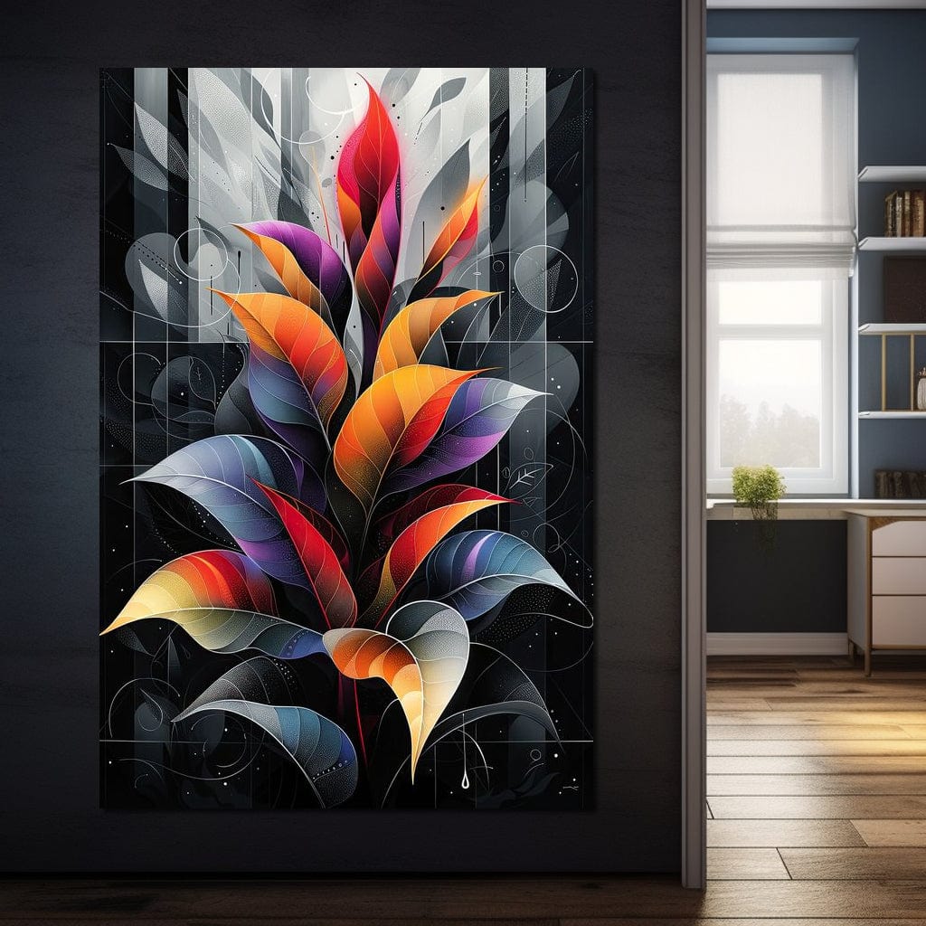 Spectrum Foliage Fusion Canvas Wall Art