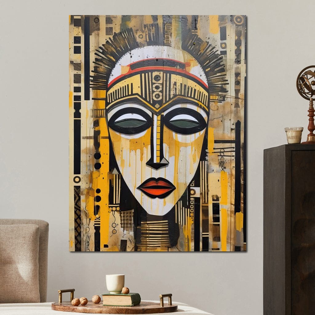 Tribal Mask 04 Canvas Wall Art