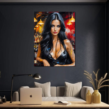 Female Portrait 230 Canvas Wall Art