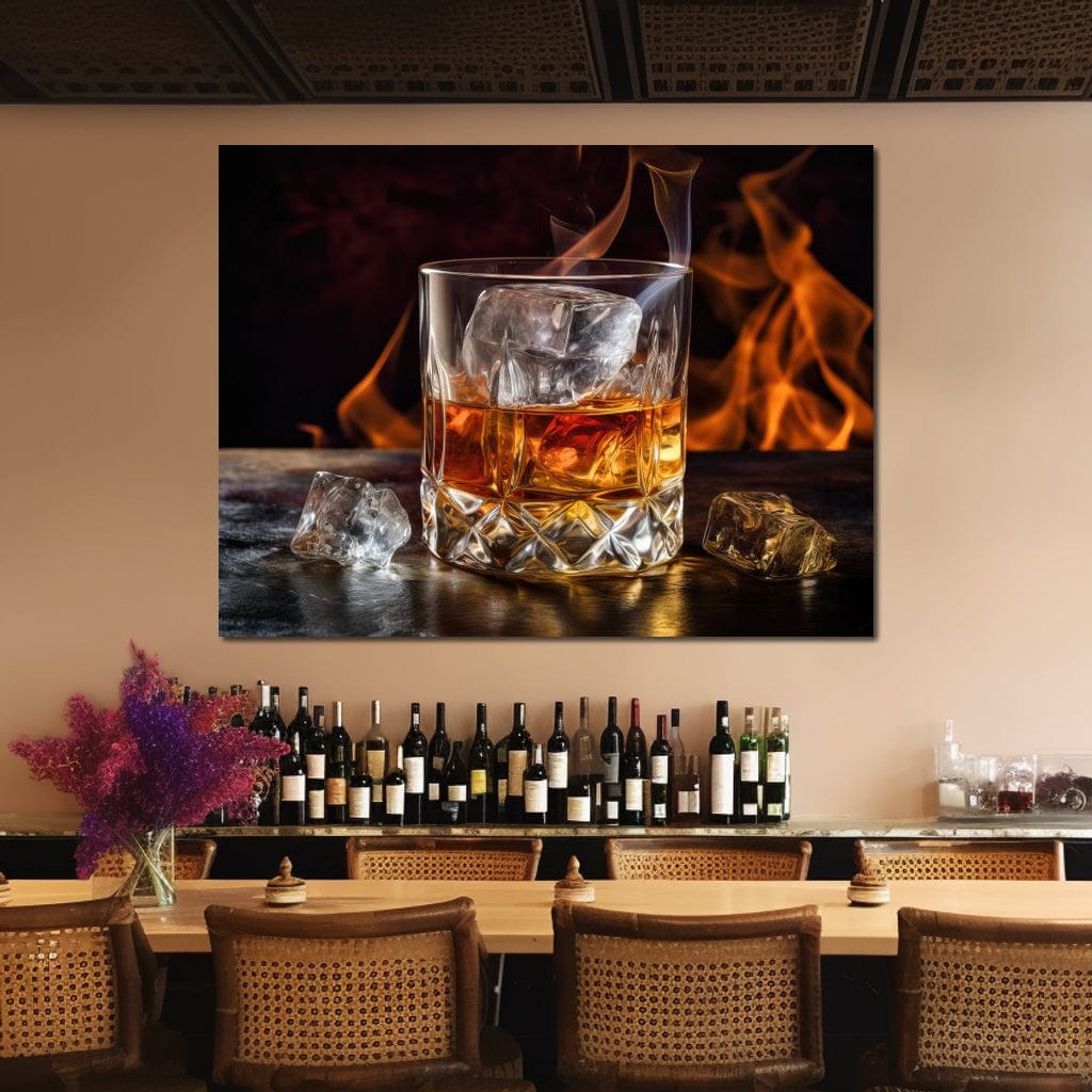 The Whiskey Enigma on Canvas Wall Art