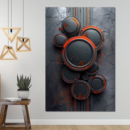 Colorful Modern Art 066 Canvas Wall Art