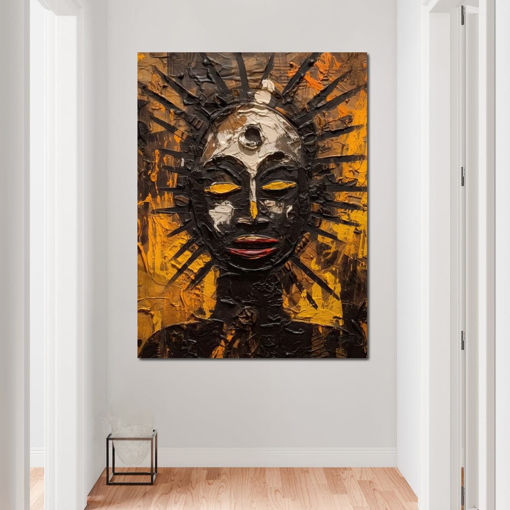 Tribal Mask 03 Canvas Wall Art