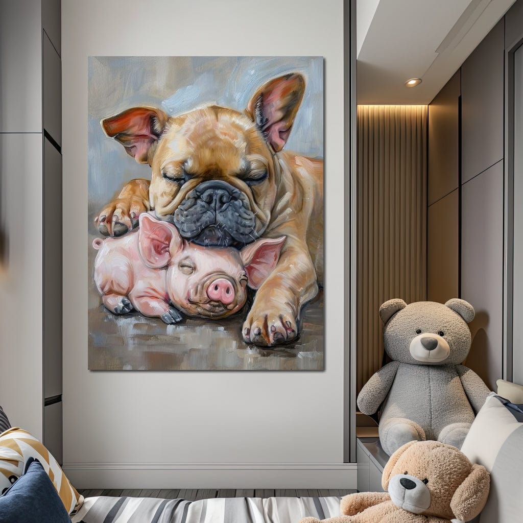 Slumber Buddies Naptime Canvas Wall Art