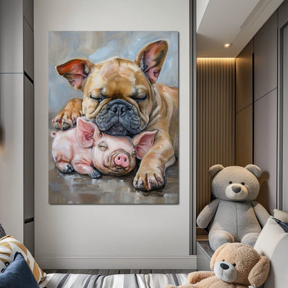 Slumber Buddies Naptime Canvas Wall Art
