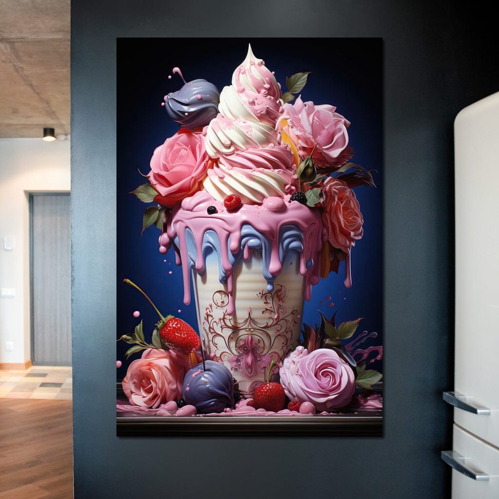 Candy Ice Cream Canvas Wall Art