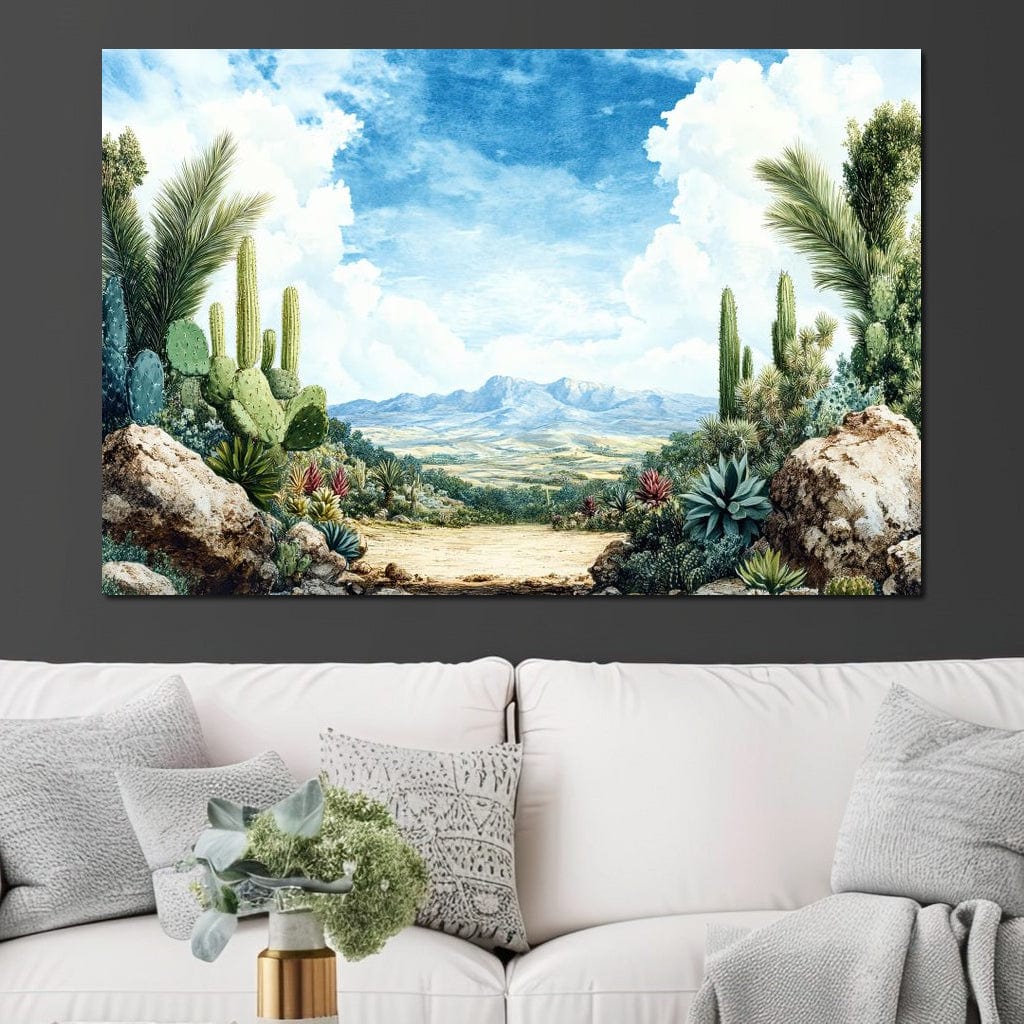 Desert Vista Dreams Alive Canvas Wall Art